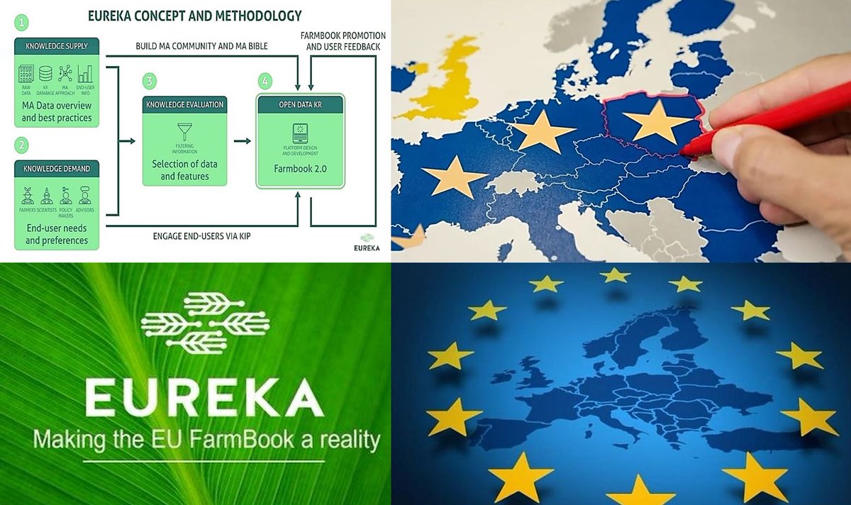 💻🧩🌾💻👨‍🎓🧩📲👨‍🌾📈🌾👍🍞
 #HorizonEU #HorizonEurope
🧑‍🎓➡️ #EUREKA - to co-create a stronger and reinforced EU wide agricultural knowledge base by developing an open source e-platform, called the #FarmBook.📈🧑‍🌾
youtube.com/watch?v=LXSewi…
#AKIS #AgData #BigData #DSS #
#precisionfarming