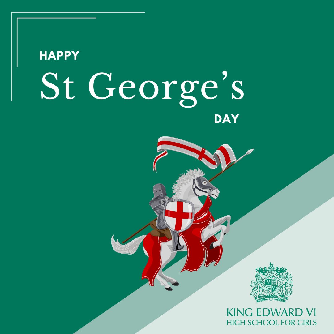 Happy St George's Day from all of us at KEHS! 🏴󠁧󠁢󠁥󠁮󠁧󠁿