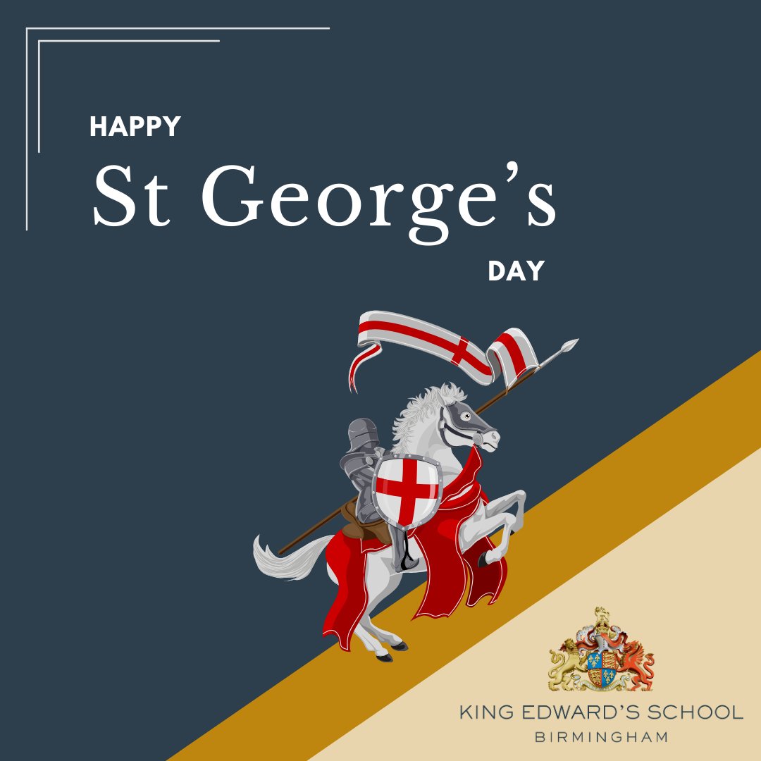 Happy St George's Day from all of us at KES! 🏴󠁧󠁢󠁥󠁮󠁧󠁿