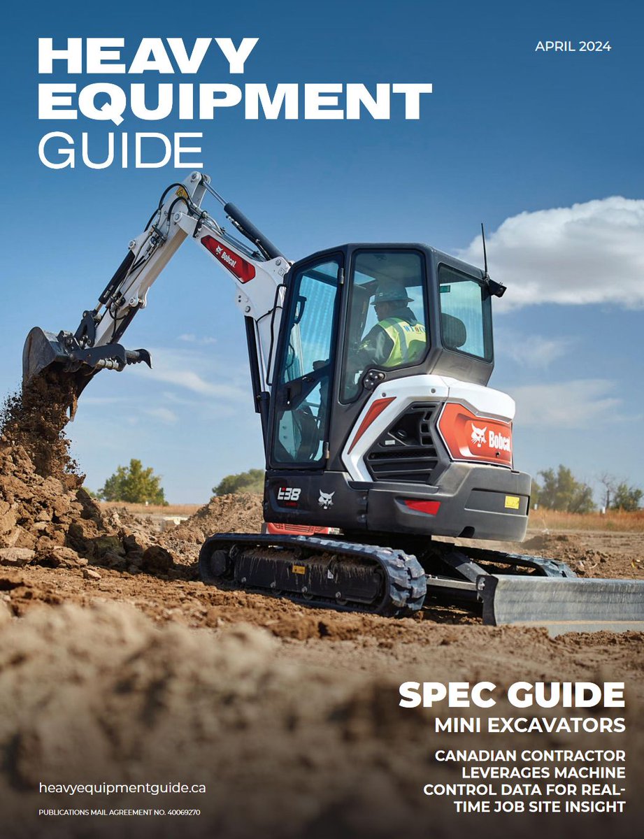 Digging into the spotlight! ⭐ 

Our trusty E38 is front and center on the cover of the Heavy Equipment Guide , covering all things mini excavator.

Read more: bit.ly/3Uq9VBm
#wearebobcat #onetoughanimal #excavators