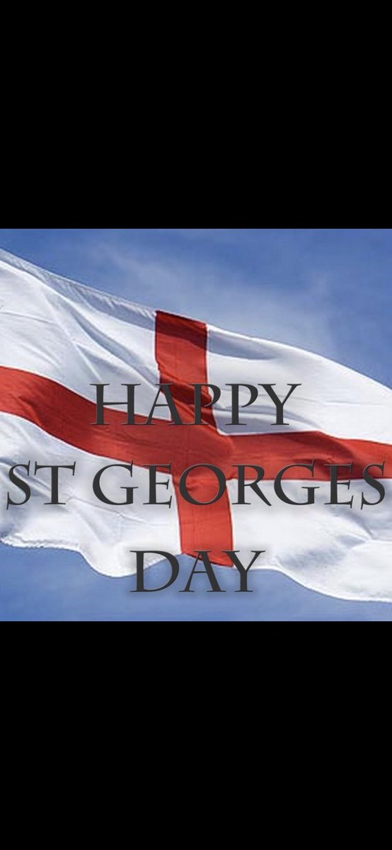 Happy St. George's Day.😊