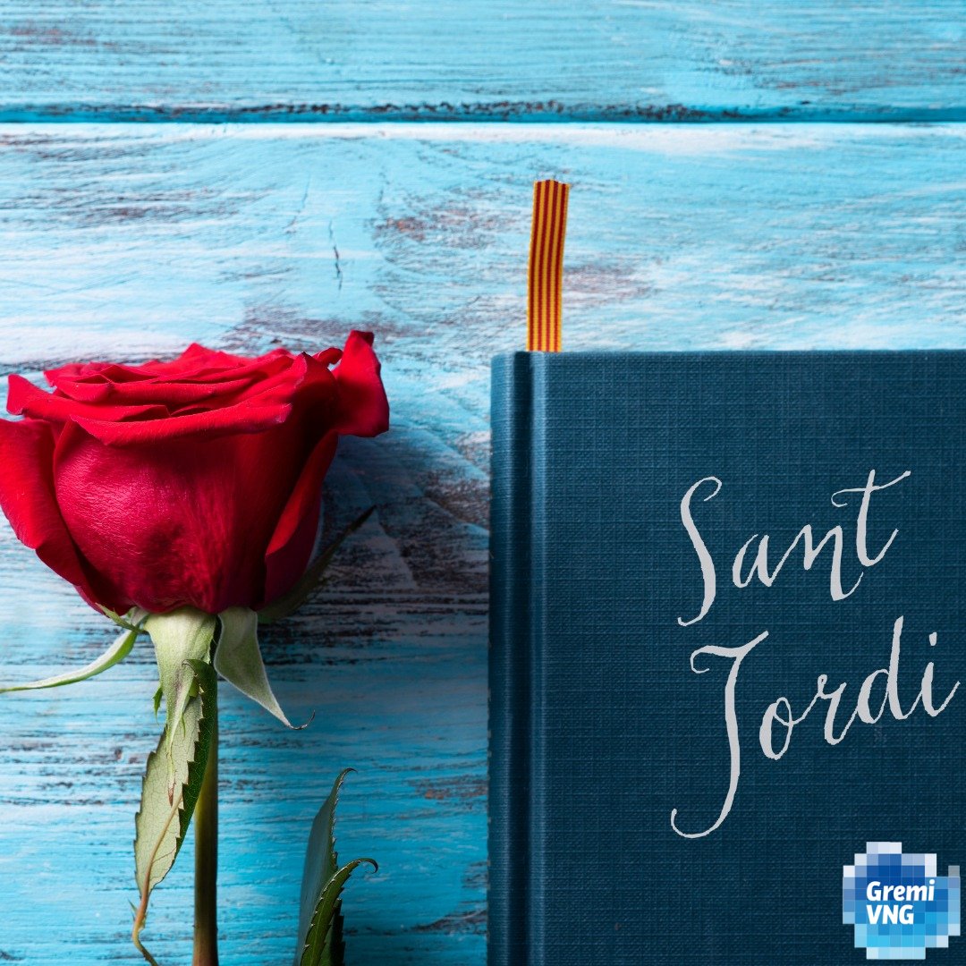 El nostre desig de que gaudiu d'una molt bona diada de Sant Jordi 📖🌹...Aprofiteu per sortir a passejar i gaudir del bon ambient que es respira als nostres carrers durant aquest dia especial. I no oblideu regalar (o regalar-vos) tantes roses i llibres com us vingui de gust !😍