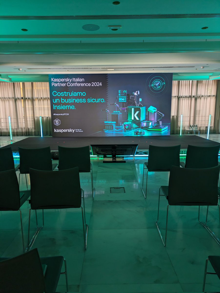 KasperskyLabIT's tweet photo. Ci siamo quasi... #KasperskyIPC24
#kaspersky #bringonthefuture https://t.co/CHOVJ6cbE2