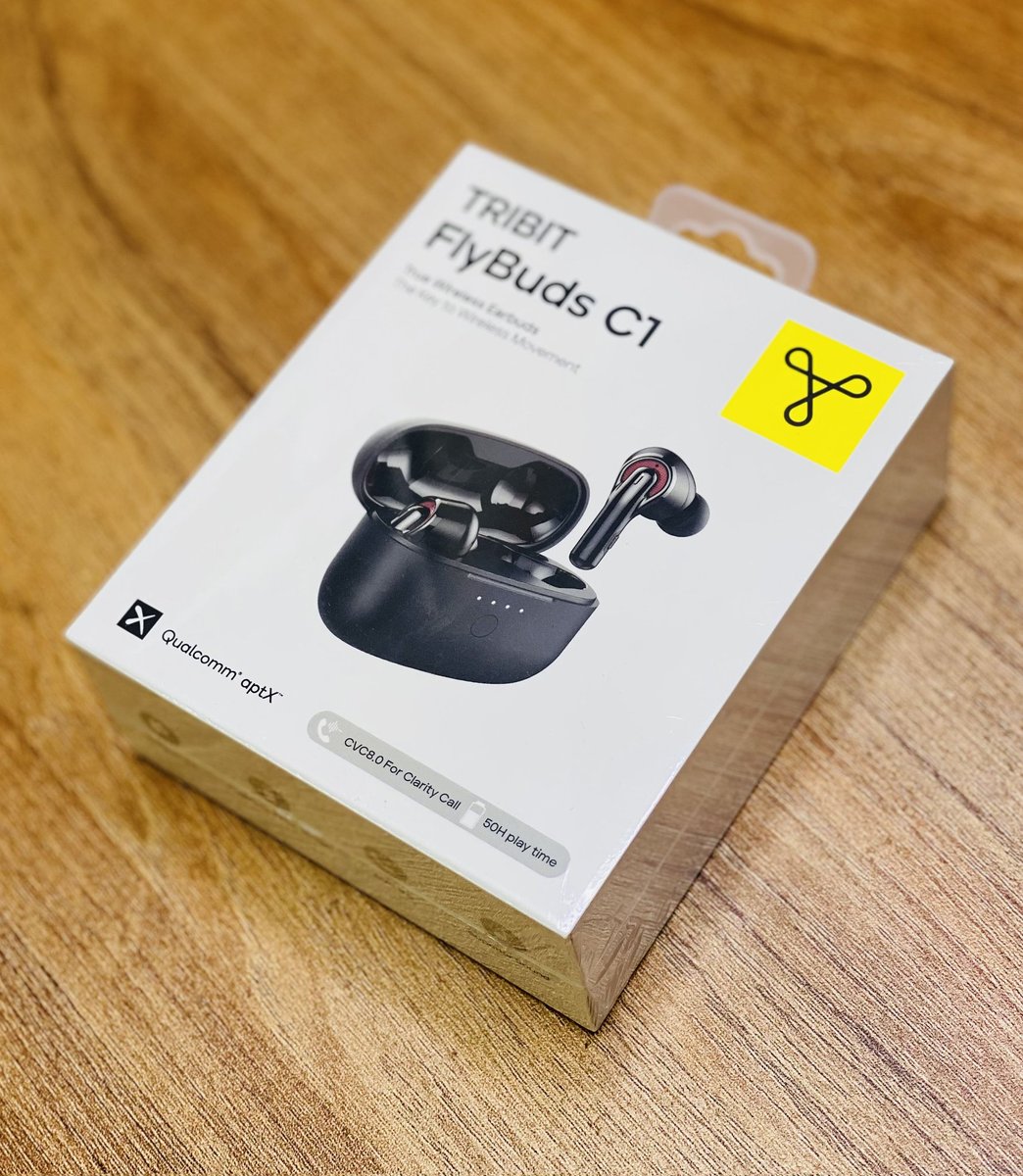 Experience music like never before with our Tribit Flybuds C1 earbuds🎶.Enjoy; √crystal clear audio √Active Noise Cancellation √Easy connection √Long-lasting battery √comfortable fit For:Kshs 8500 📞0707837564/0786883399 📍Cookie Hse 2nd Floor shop 209 Accra Road.