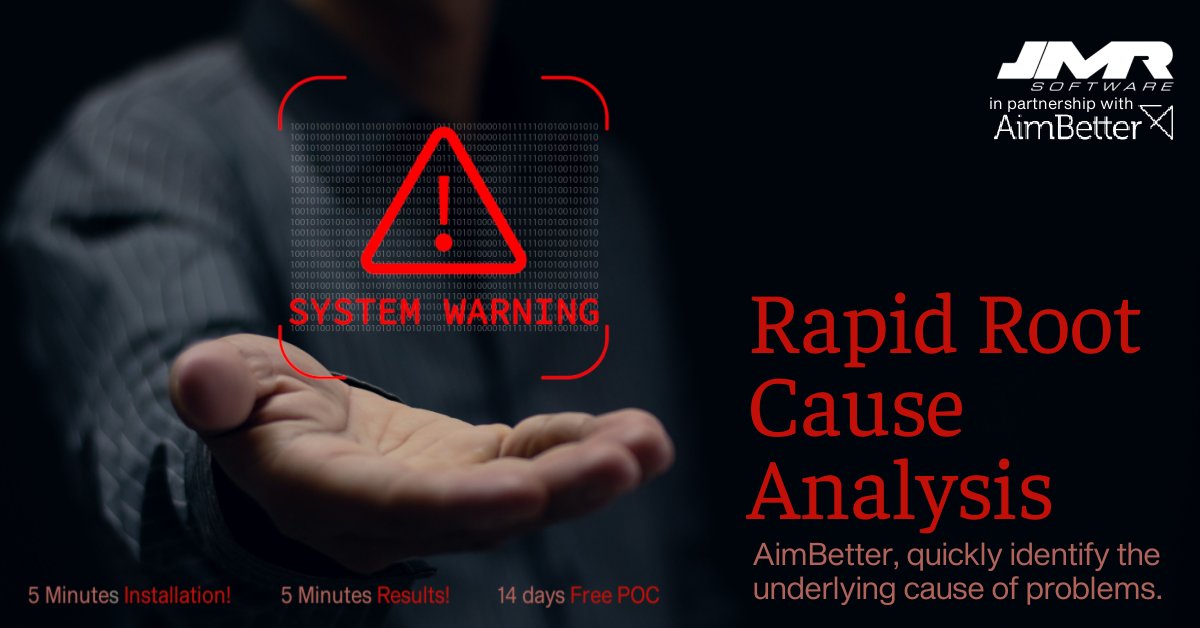 Designed to help businesses address issues promptly and efficiently, contact us for a 14 days Free POC. 

jmr.co.za/database-monit…

#RootCauseAnalysis #ProblemSolving #ProcessImprovement #DataAnalysis #ProblemSolvers #JMRSoftware #tech #technology #software