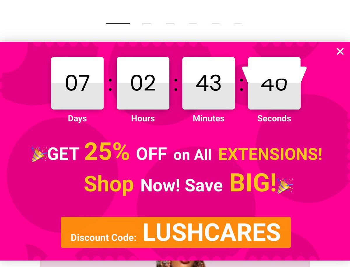 Time is ticking. Hurry and shop on lushhairafrica.com Use coupon : LUSHCARES at checkout Discount will be over in exactly 7 days!! Don’t say I didn’t do anything for you.