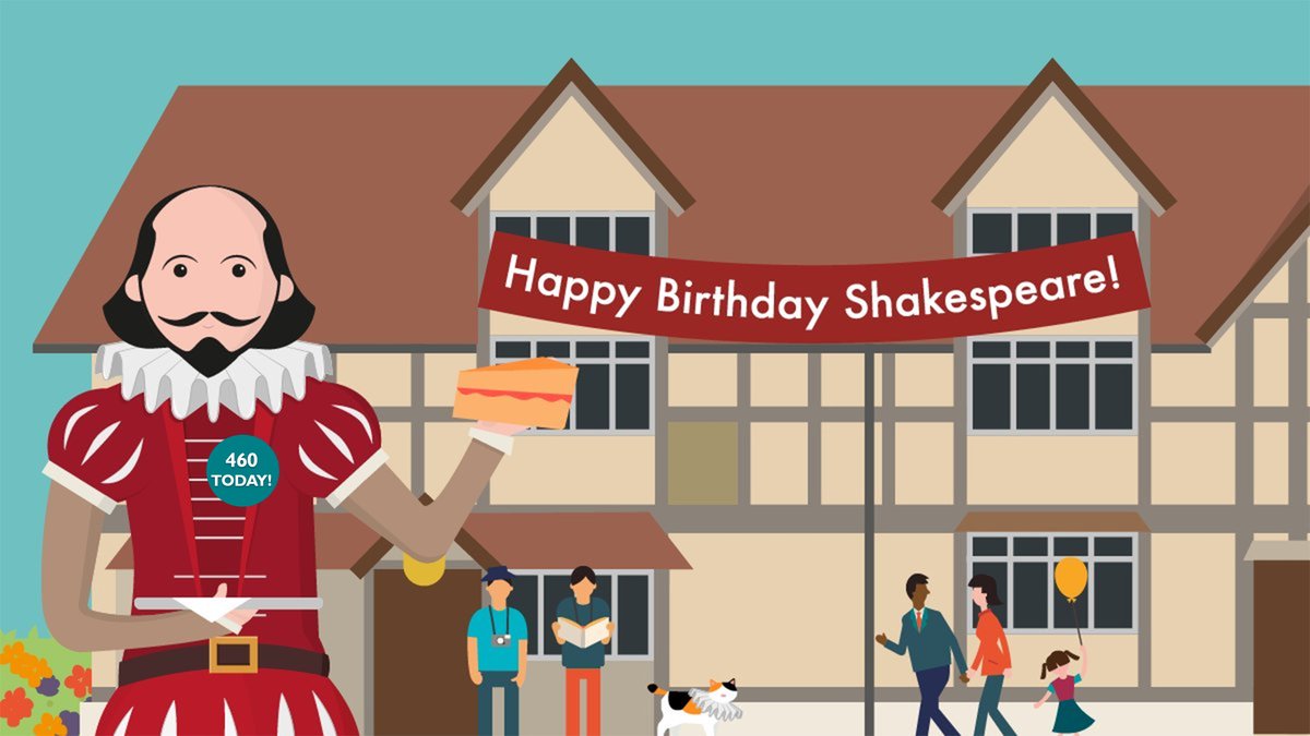 Happy 460th Birthday William Shakespeare 🎂 Leave your birthday wishes to our favourite playwright and poet, and let us know why he means so much to you, below 🥳 Learn more about the man behind the works 👉 bit.ly/3N2M7QN