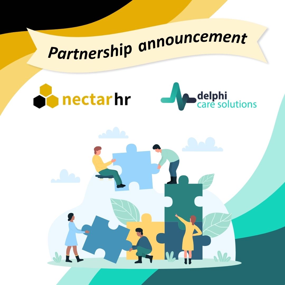 We're thrilled to announce the Delphi Care Solutions x Nectar HR partnership!

Head over to our website for more information on this exciting news!
nectarhr.co.uk
#HR
#caresector