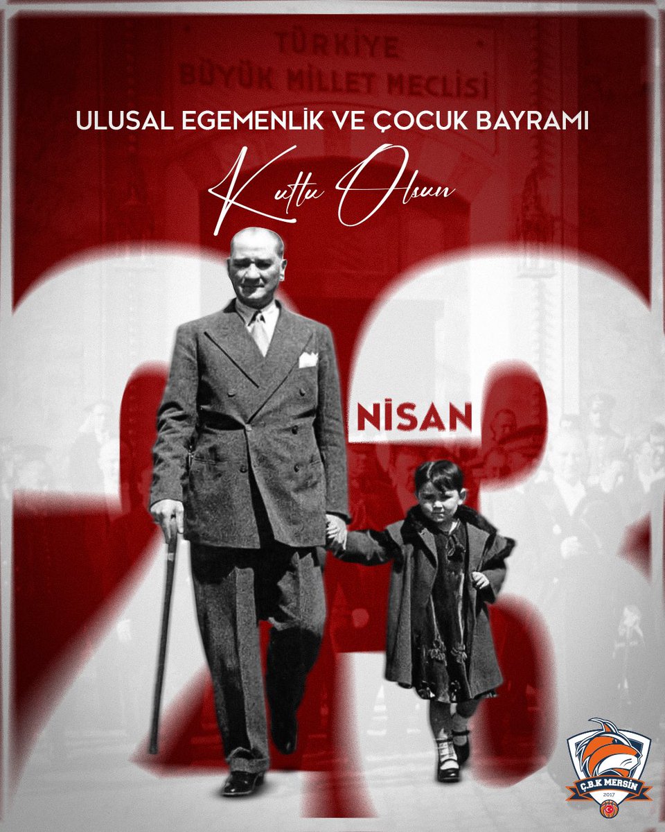 🇹🇷 Türkiye Büyük Millet Meclisi’nin açılışının 104. yıl dönümü ve 23 Nisan Ulusal Egemenlik ve Çocuk Bayramı kutlu olsun! #TBMM104Yaşında #23NisanKutluOlsun