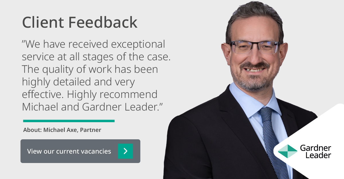Michael has vast legal commercial dispute experience. He acts in professional negligence claims, franchise disputes, tax disputes and a wide variety of insurance disputes

Are you interested in a career in #law? View our current #legalcareers here: gardner-leader.co.uk/Careers2024