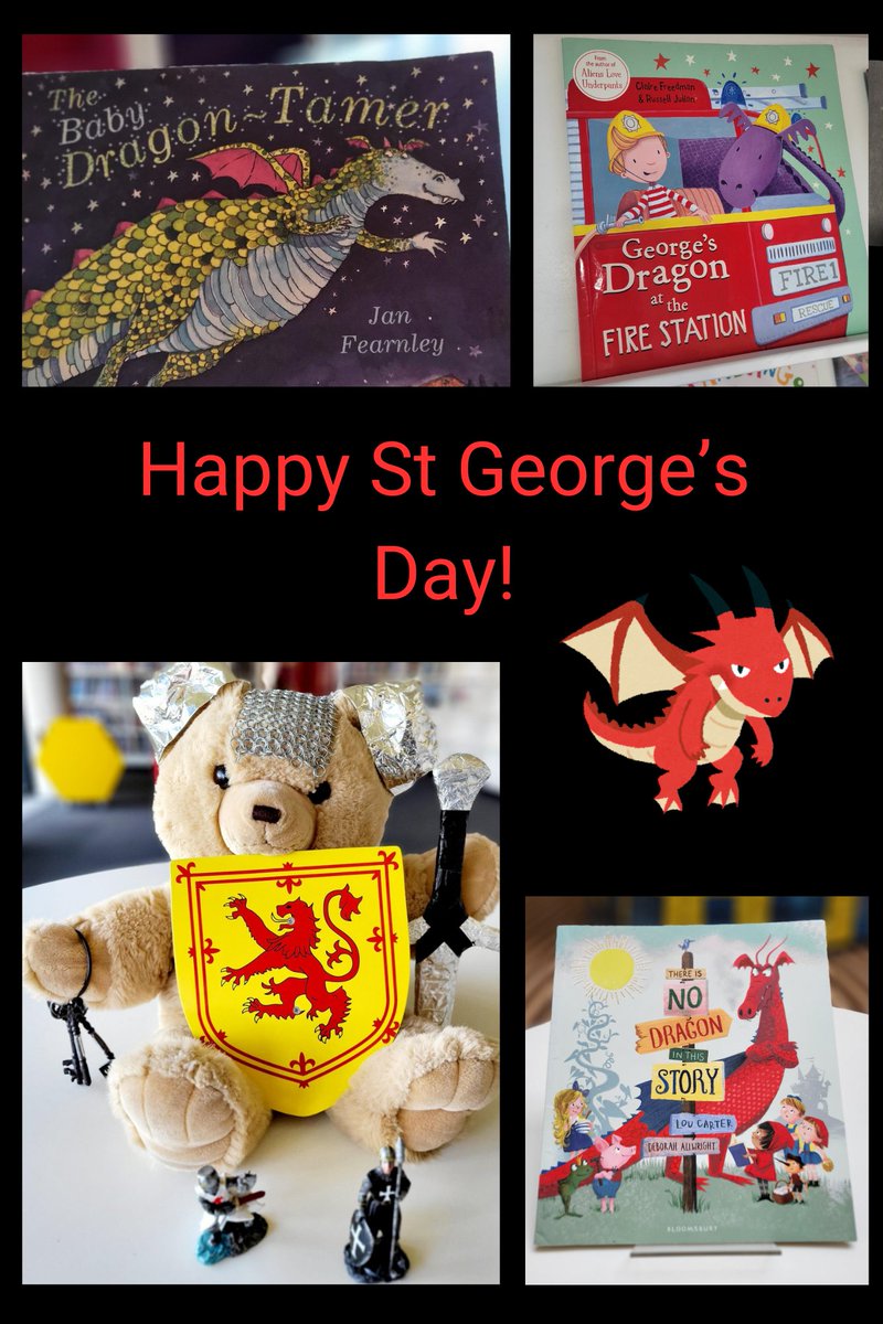 Celebrating St George with tales of bravery and adventure! 📚 #StGeorgesDay