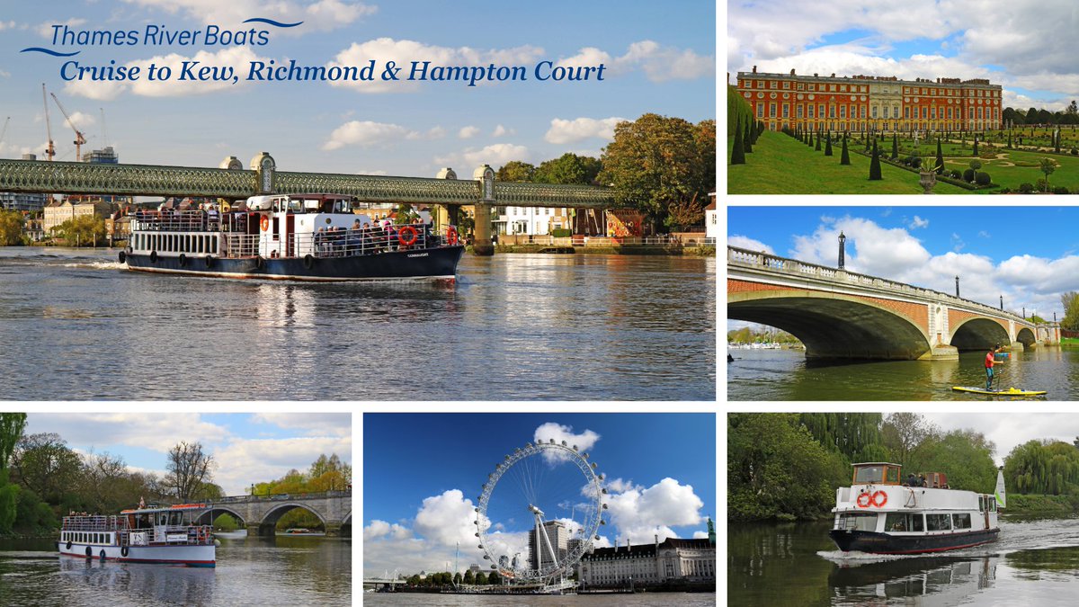 We are sailing from #Westminster to #Kew everyday & have a range of other sailings this week including our 45-minute #RichmondCircularCruise returns this weekend: thamesriverboats.co.uk/thames-boats/l… #VisitRichmond #RiverCruise