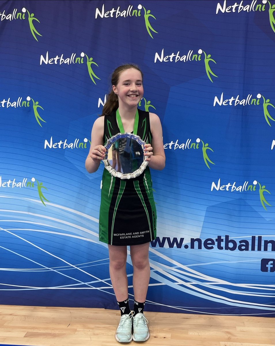 Congratulations to Anna Gray 1X, who plays for Holywood Netball Club U14 A team, on winning the Netball NI plate on Saturday in an exciting match against Belfast Ladies. Well done Anna! #MCB #Methody #MadetoLead