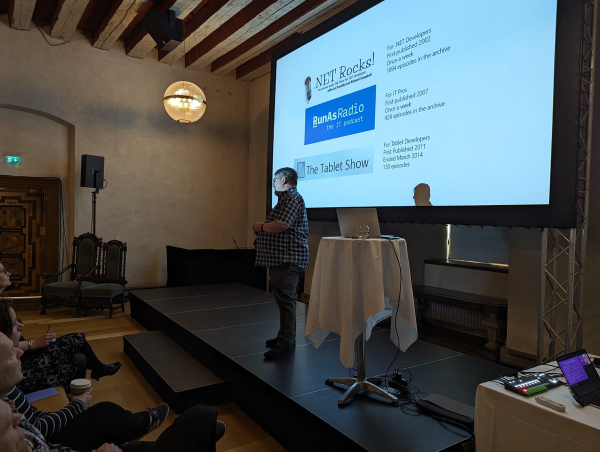 Richard Campbell opening #dotnetcastleconf