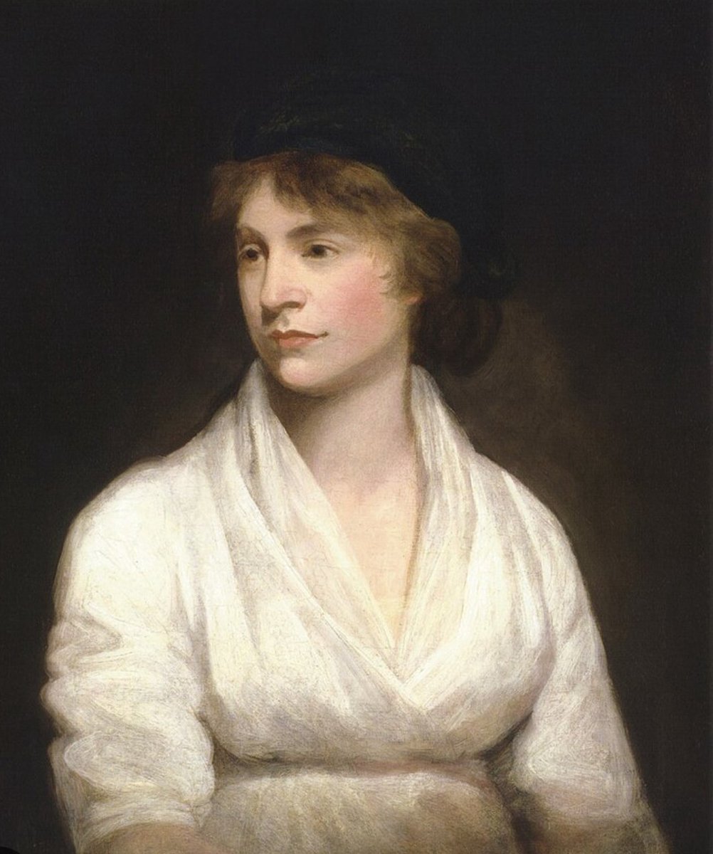 #OverlookedWomen Mary Wollstonecraft, born 27 April 1759. Writer and women's rights advocate. “I do not wish [women] to have power over men; but over themselves.'