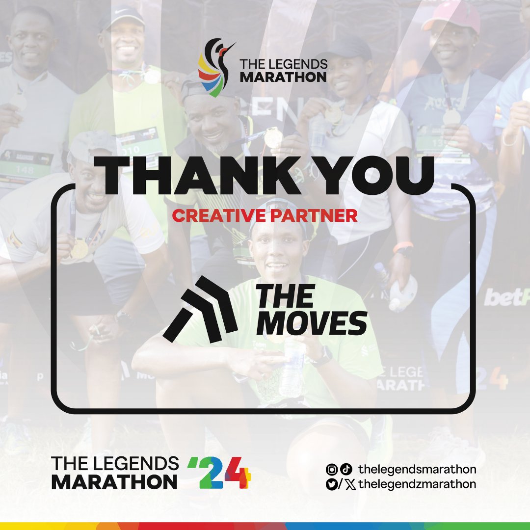The Moves (@madebythemoves) helped us go the distance with everything our Comms and Branding! Thanks for your support of our inaugural Legends Marathon.