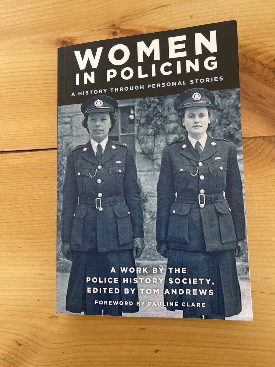 Delighted to be able to contribute to this historical journey of women in police.