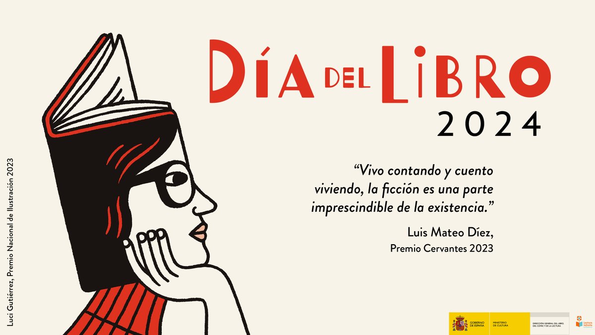 ¡Feliz #DíadelLibro2024! 🎉📚 Hoy, 23 de abril, rendimos homenaje a la lectura, a los autores y a la industria editorial. Y lo hacemos con una completa agenda de actividades, entre otras, la entrega del #PremioCervantes2023 🏆✍️ ¿Cómo lo vais a celebrar?