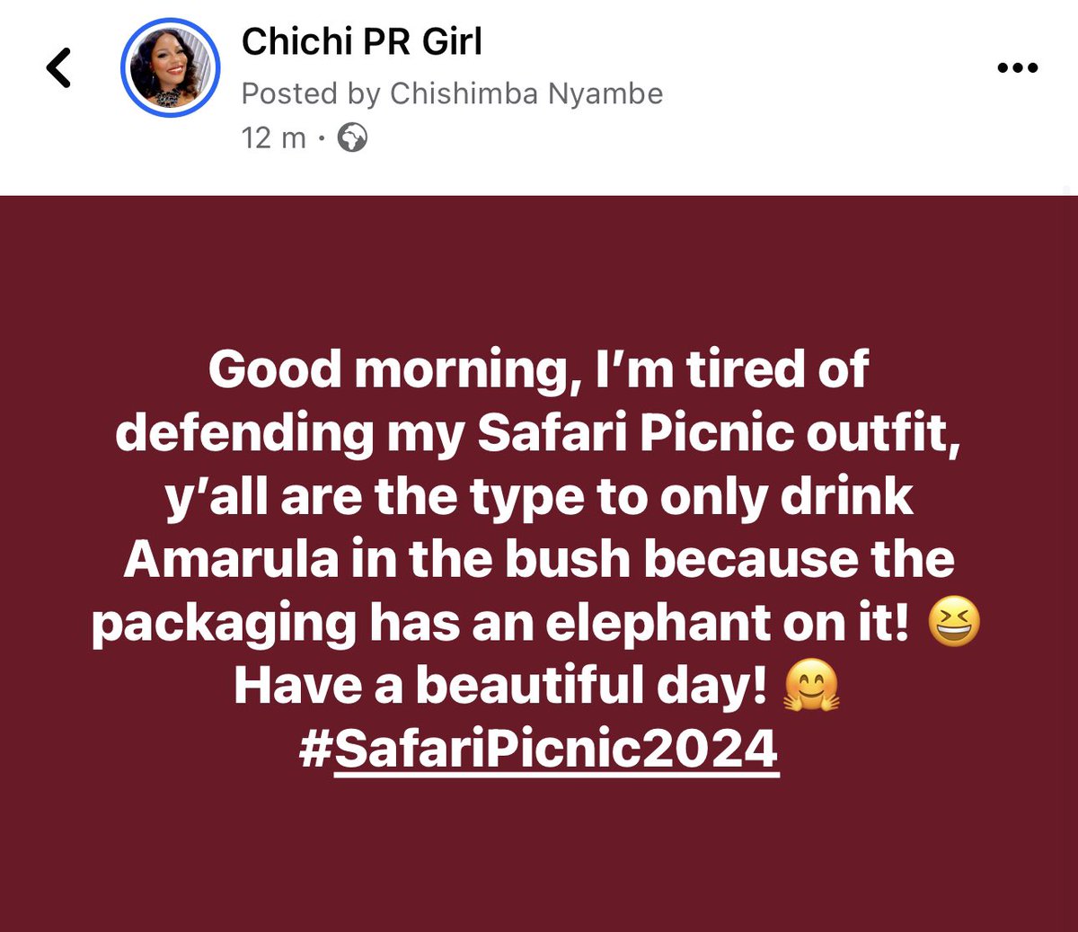 I’m at my wit’s end with Facebook! 🙈

#SafariPicnic2024 
#PRgirl2024