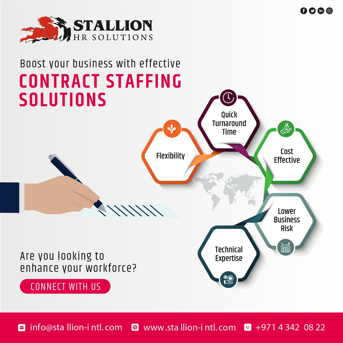 Need temporary talent? Our contract staffing solutions are designed to elevate your business! 🌟 #ContractStaffing #TemporaryStaffing #StaffingSolutions #BusinessGrowth #HiringNow #HRServices'