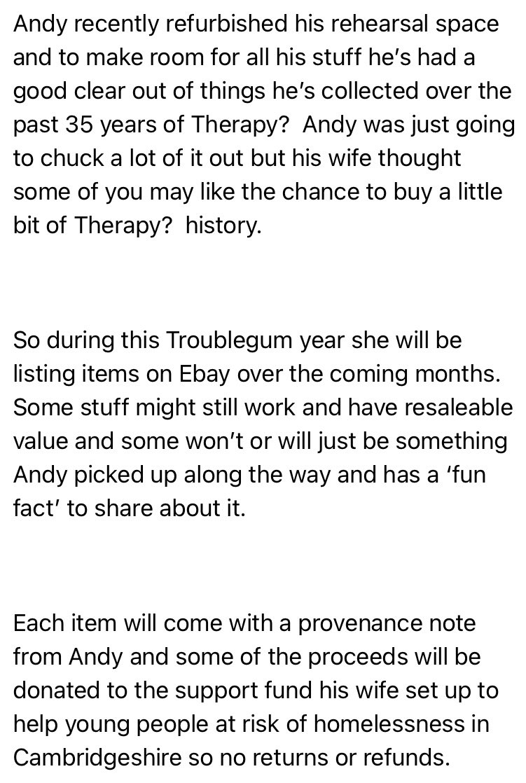 therapyofficial's tweet photo. Message from Andy, please read carefully⤵️ https://t.co/CGMkfzlFYK