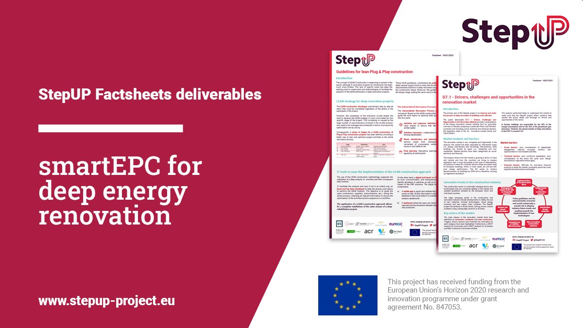StepUP_EU's tweet photo. 📝Within the #StepUP project we have developed an enhanced smartEPC model, a proprietary performance-based model for renovating buildings 

Learn more here 👇
https://t.co/WXRheOsBV3 https://t.co/3s0PG8kauk