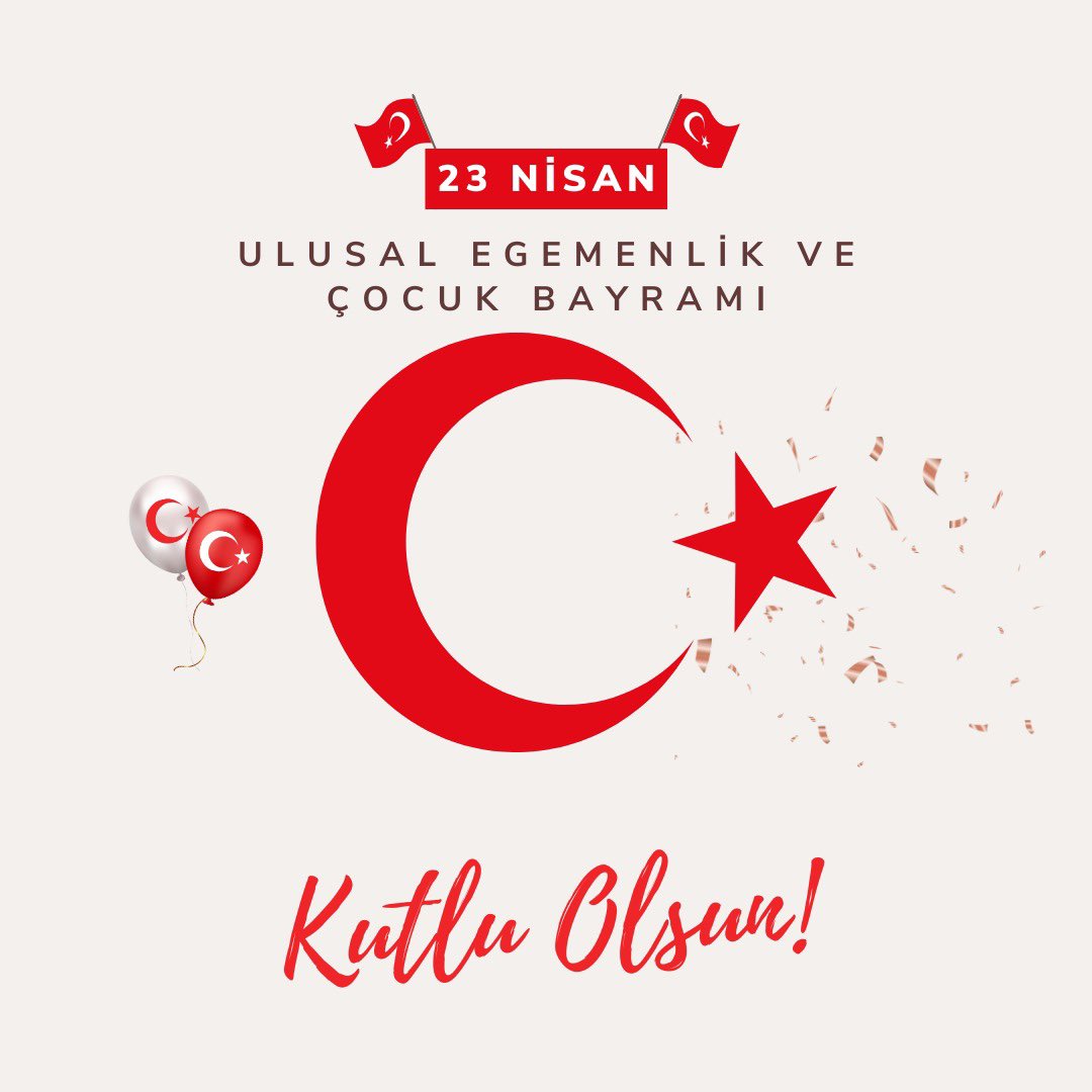 Millî iradenin tecelligâhı Türkiye Büyük Millet Meclisi’nin 104’üncü kuruluş yıl dönümü ve tüm çocukların #23Nisan Ulusal Egemenlik ve Çocuk Bayramı kutlu olsun. #TBMM104Yaşında #23NisanKutluOlsun