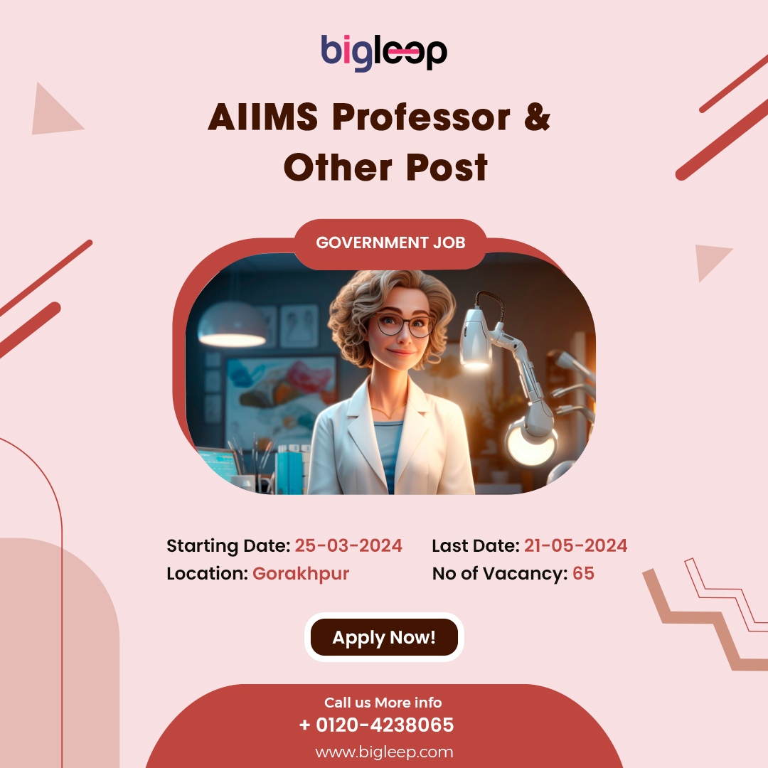 🏥 Explore Opportunities at AIIMS and Shape the Future of Healthcare! 💼 Hiring Now: All India Institute of Medical Sciences (AIIMS), Gorakhpur Apply Now: bigleep.com/job/aiims-prof… #aiims #professorjobs #hospital #newjobs #freejobalert #governmentjobs #PublicServiceDelivery