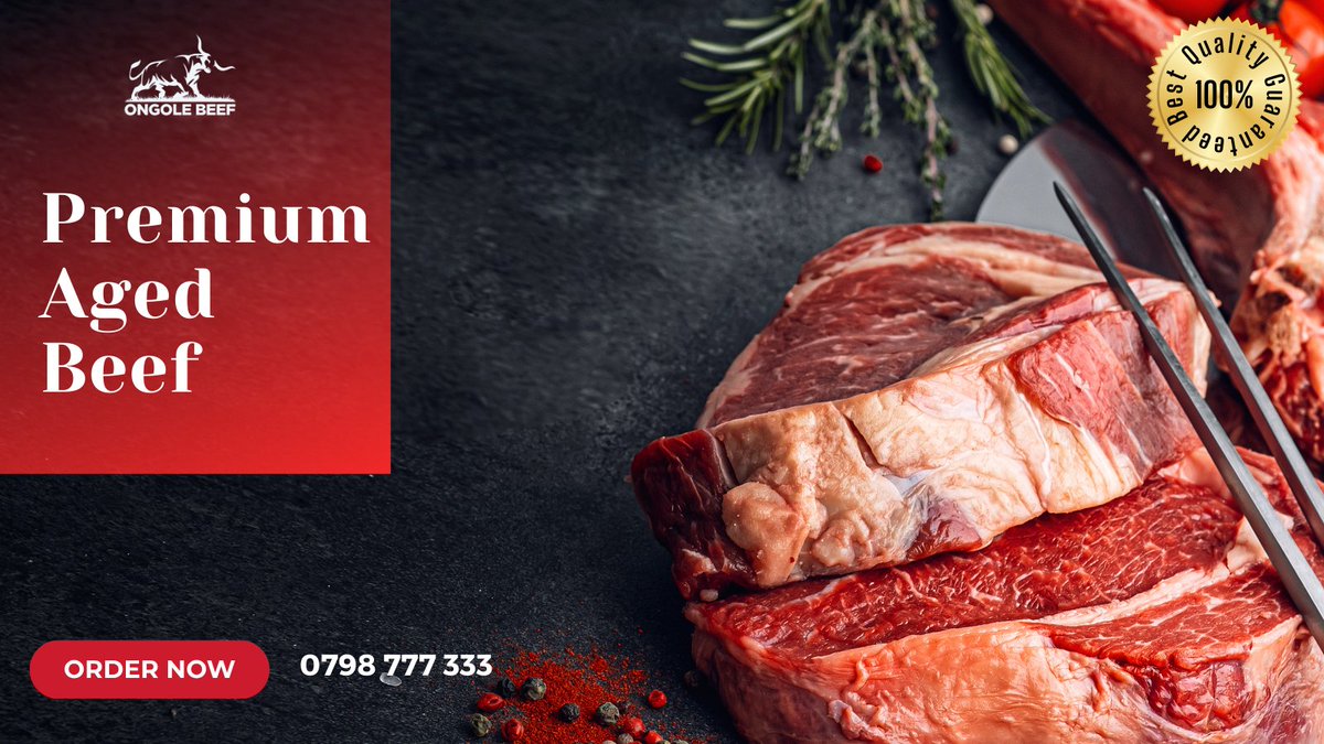 Premium high steaks for when the stakes are high because beef doesn’t have to end in premium tears. 

Discover Ongole and savor the perfect cut.

#PremiumBeef
#OngoleBeef
#AgedToPerfection
#FarmToFork