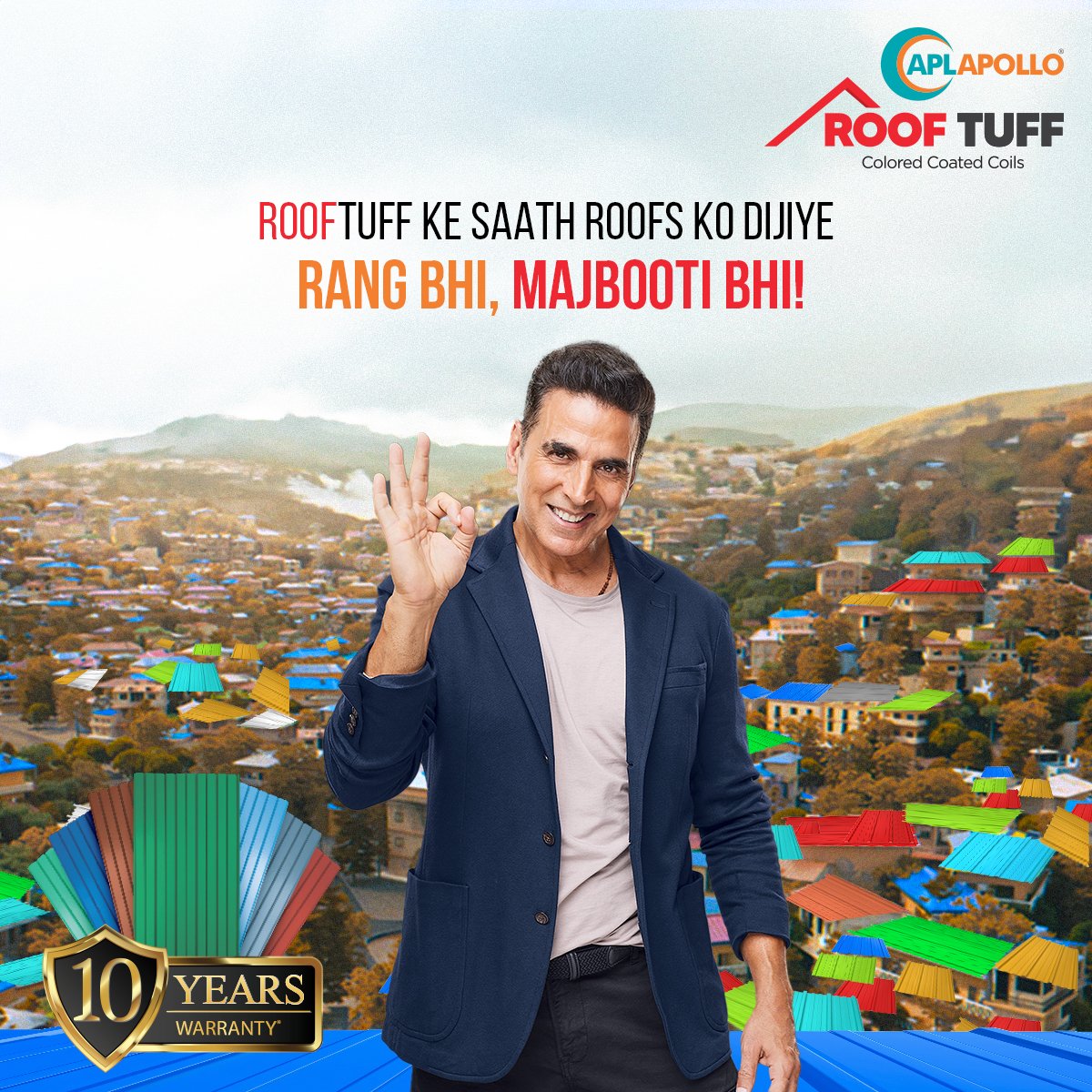aplapollocoated's tweet photo. Discover the perfect fusion of style and durability with APL Apollo RoofTuff, offering a wide range of vibrant colours. Choose APL Apollo RoofTuff for quality and elevate your roof today!

#APLApollo #RoofTuff #RangBhiMajbootiBhi #RoofingRedefined https://t.co/FvZ10QA6pU