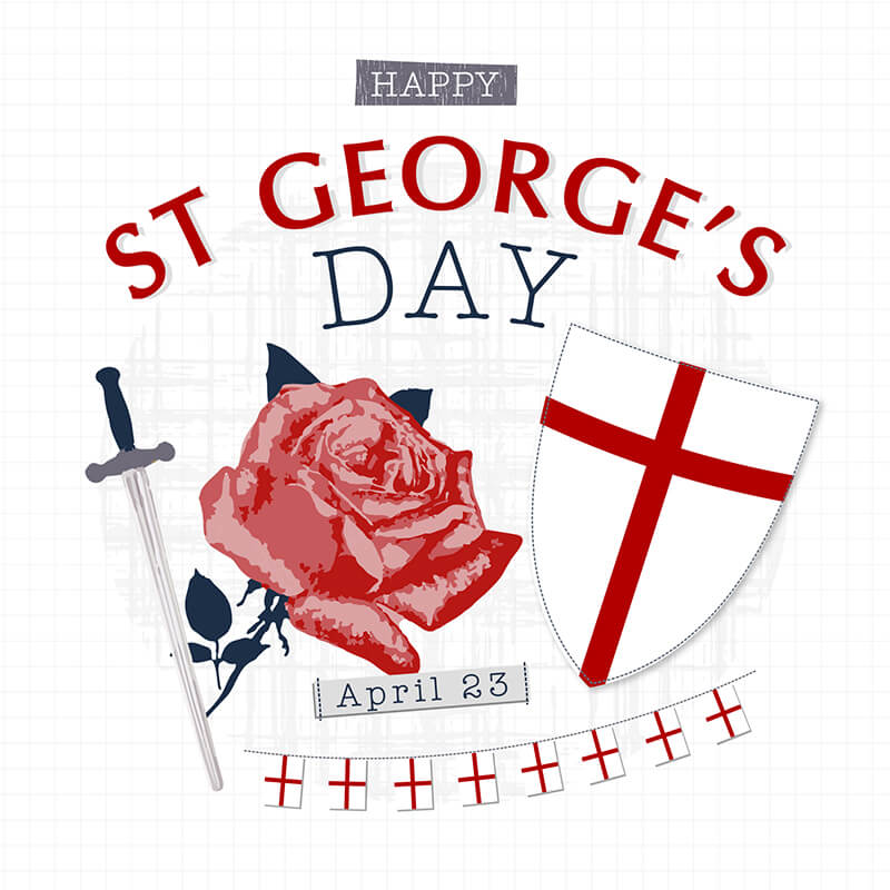 Happy St. George's Day to all my friends over the water.