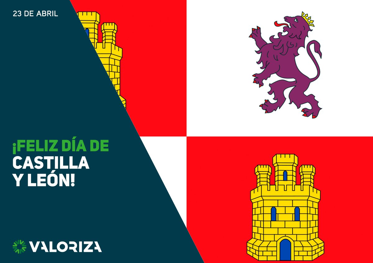 ¡Feliz #DíadeCastillayLeón! 🎉

😊 Una fantástica tierra a la que nos sentimos muy ligados, prestando nuestros servicios en algunos de sus principales municipios.

@jcyl
#Valoriza
#FuturoSostenible