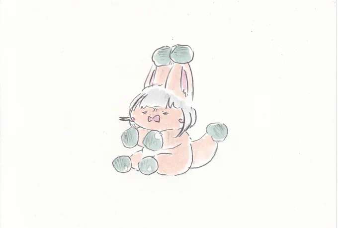 シジミに全部挟まれたんなちゃん。#イラスト #メイドインアビス #シジミの日 