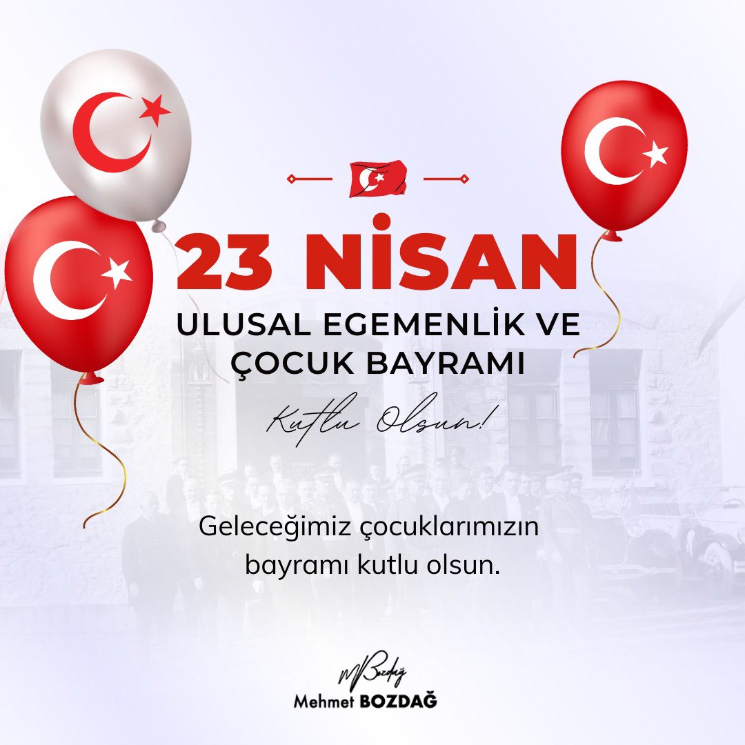 Geleceğimiz çocuklarımızın bayramı kutlu olsun. #23Nisan