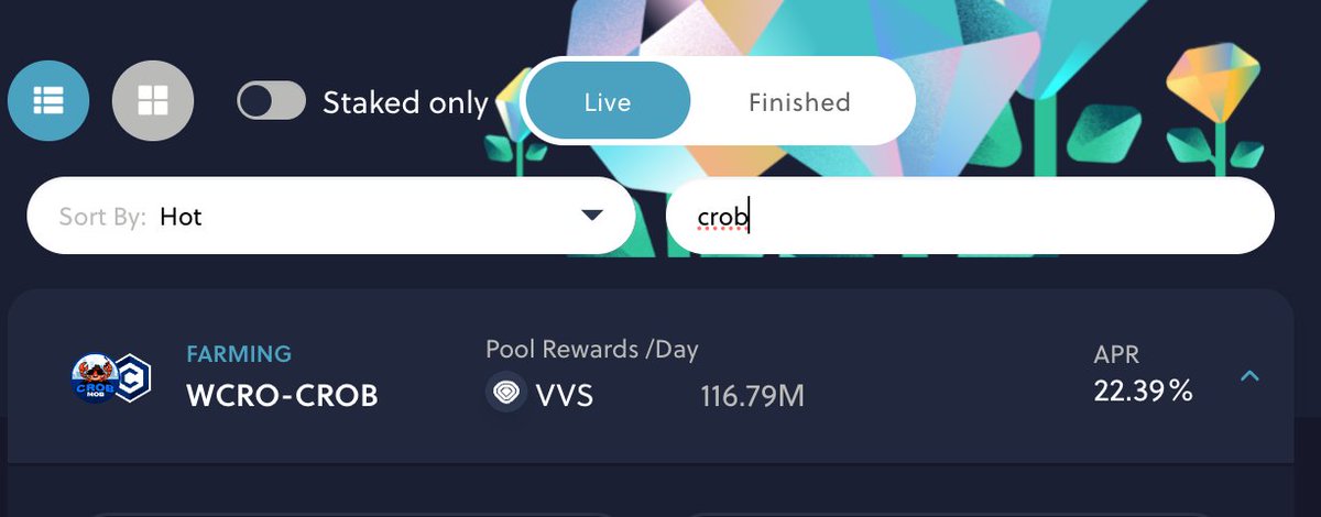 crobmob's tweet photo. #CROBMOB get your 22.39% yield $CROB https://t.co/ny5nCqMJ8z