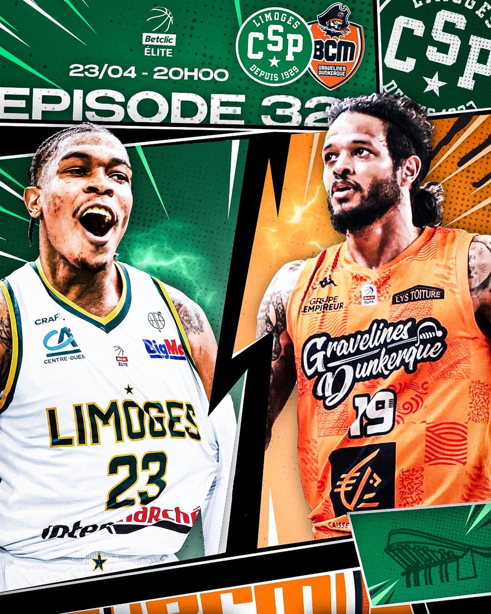 VilleLimoges87's tweet photo. 🏀 Le @limogescsp reçoit le @BCMBasket ce soir à 20h ! Match parrainé par la Ville de #Limoges. Tous derrière les verts et blancs 💚💪 #CSP4EVER https://t.co/sVHAEN3Hlu