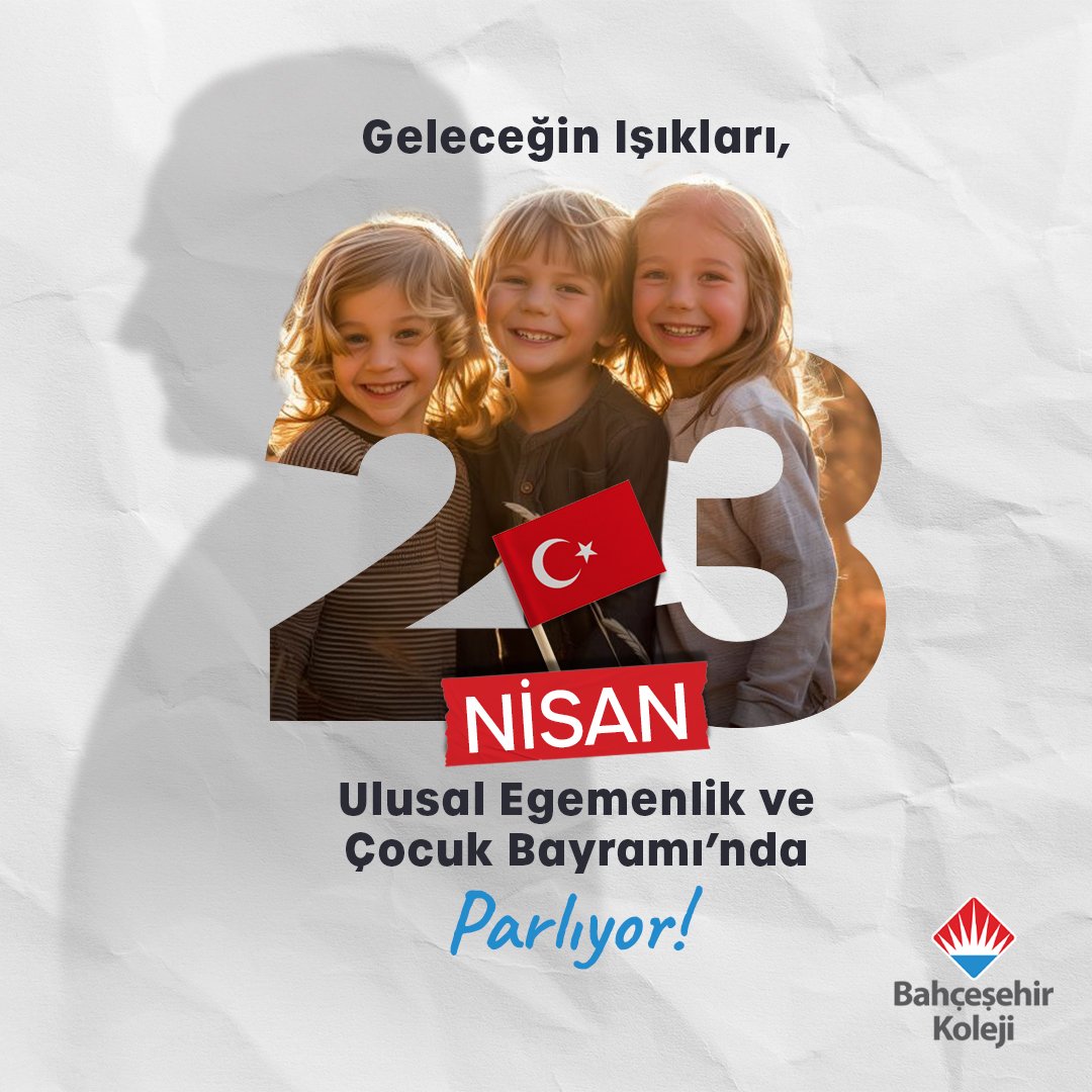 Geleceğimizin teminatı çocuklarımızın özgürlük ve bağımsızlık ışığında parlamasını kutluyoruz. Bahçeşehir Koleji olarak, çocuklarımızın eğitimde ve hayatta en yükseği hedeflemeleri için onlara ilham olmaya devam ediyoruz.

#GeleceğinIşıkları
#23NisanUlusalEgemenlikveÇocukBayramı