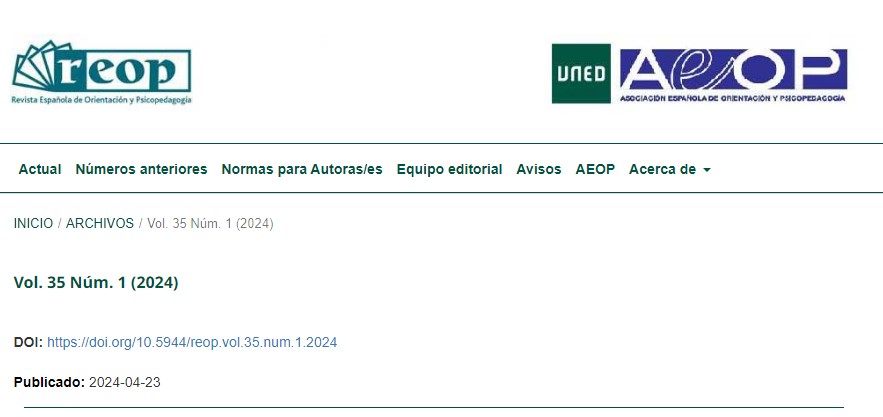 Ya está publicado el último número (vol. 35, nº 1) de la <a href="/Revista_REOP/">Revista_REOP</a>, en el que presentan una selección de artículos muy relevantes para la comunidad de profesionales de la orientación. Consúltalo aquí: revistas.uned.es/index.php/reop… #Orientación #Psicopedagogía  #Investigación