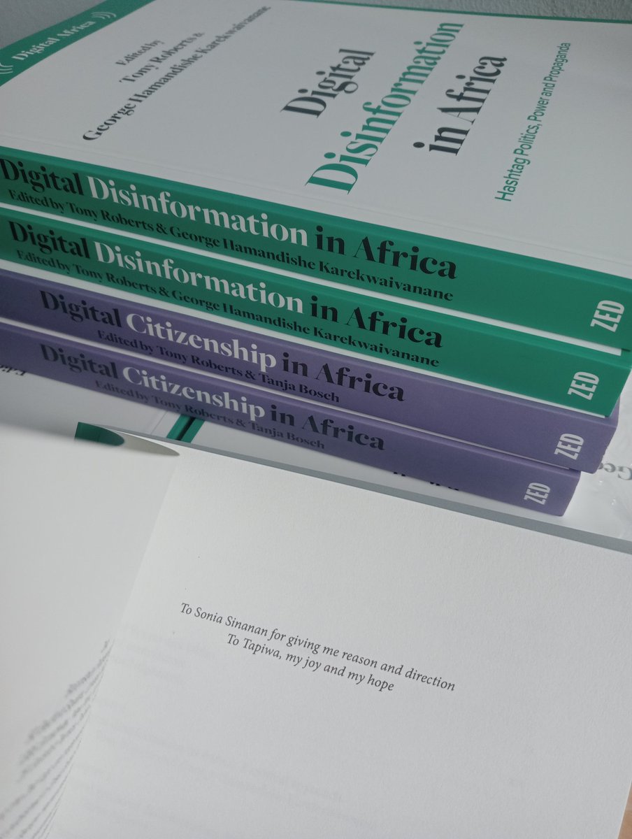 The book ends with some great chapters on Election Disinformation across the continent in Cameroon by @SimoneToussi, in Angola by @EdmilsonNFA, in Kenya by @MwalimuW and in Uganda by @ChewingStones. The book is free & open access: download here 👇bloomsburycollections.com/monograph?doci…