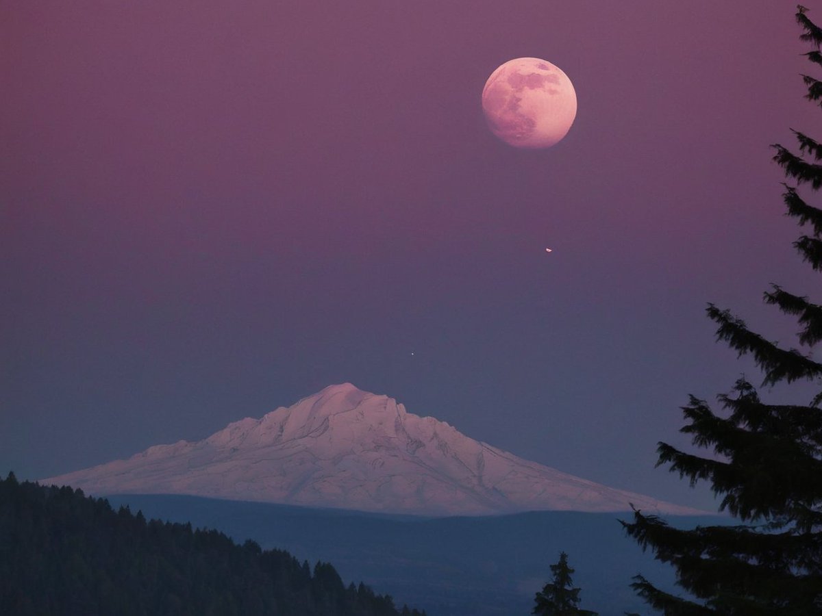 drk_irfan87752's tweet photo. Check It Out Tonight! Oregon is Mesmerized by the "Pink Moon" in April.
https://t.co/TDYVHNgJB6
When and Where to Catch, Celestial Spectacle
#OregonPinkMoon
#PinkMoonOregon
#AprilFullMoon
#OregonNightSky
#SpringMoon
#MoonwatchingOregon
#EugenePinkMoon
#SalemPinkMoon
#LookUpOregon https://t.co/TXHSUwEAC8