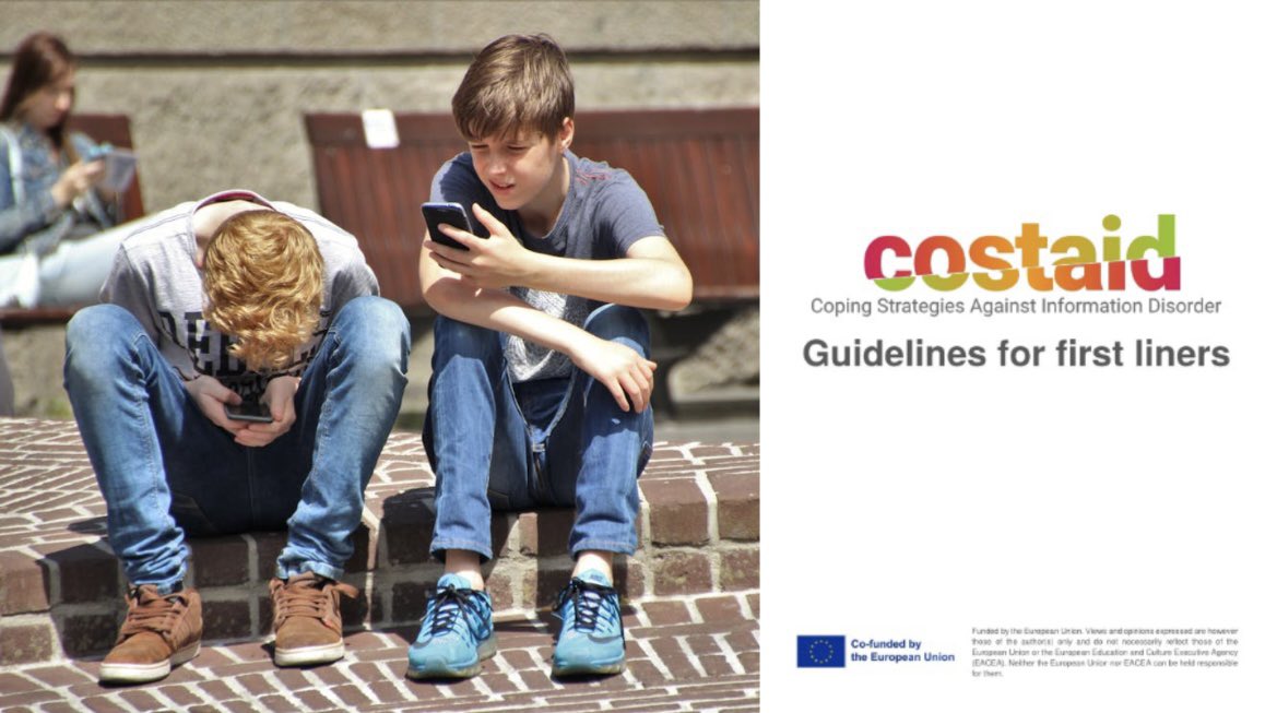 ❓As a teacher, what can you do against disinformation and conspiracy theories among youth? At IMS, @LeendHaenens and @JoyceVissenberg are part of COSTAID, a European initiative against information disorder among youth.