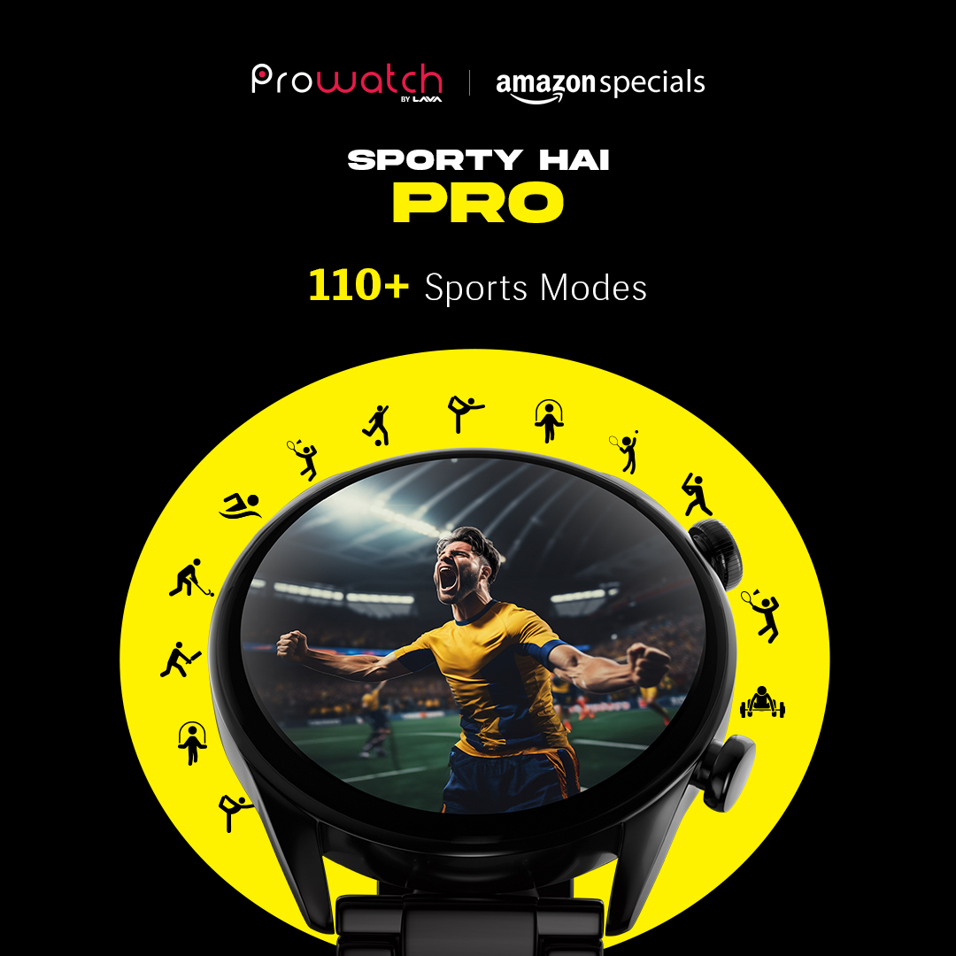 Prowatch has 110+ Sports Modes & in-built Games 

#ToughHaiPro #ProWatch #Prozone