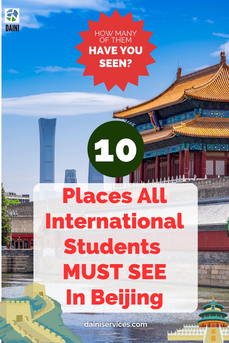 Beijing offers a rich tapestry of cultural, historical, and modern attractions that cater well to international students. Here are some must-see places #beijing #studyabroad #studyinchina

dainiservices.com/places-all-int…