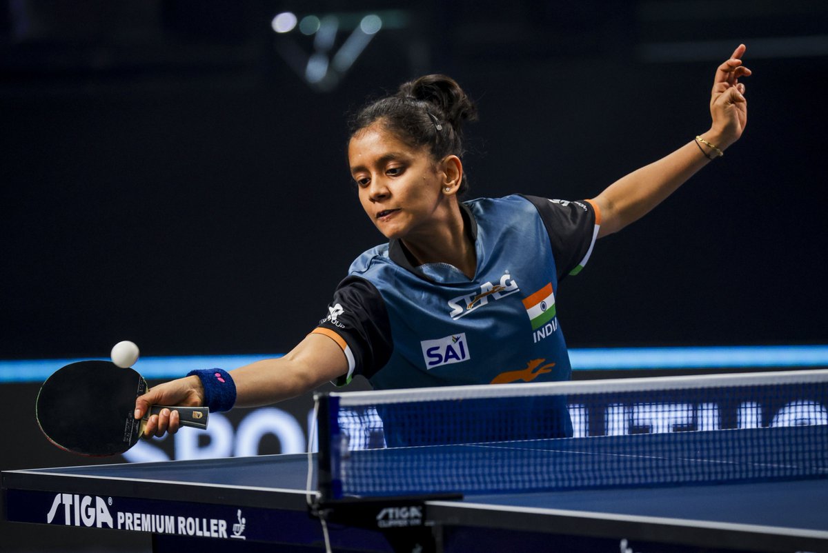 Sreeja Akula is India's no. 1 paddler now ⚡️ Sreeja is at WR 38 spot (Career Best) in latest World rankings, overtaking Manika Batra (WR 39) for the 1st time. PS: Its World Table Tennis day :)