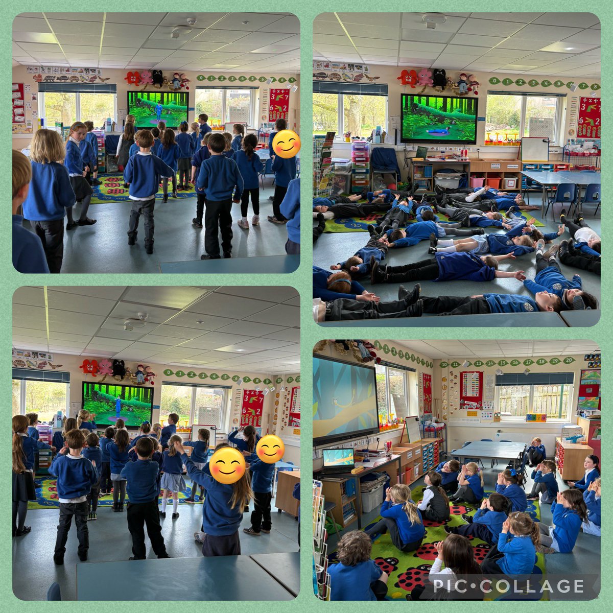 Miss_K_Powell's tweet photo. We had lots of fun joining in with some mini beast yoga in Foundation Phase yesterday!🧘‍♀️🧘‍♂️
Look at our super yoga moves🐞🐛🦟🪲🪳🐜🕷️
@Our_Llangattock https://t.co/cK3msVm88S