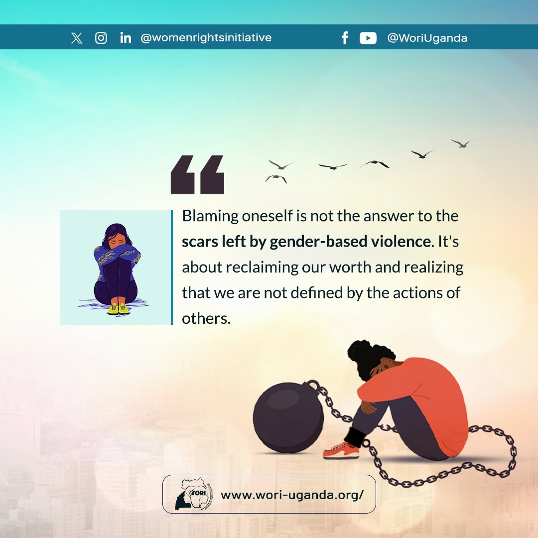 💪 Reclaiming our worth after gender-based violence means refusing self-blame. Let's support each other's healing journey! 💖 #SelfWorth #EndGBV @Capitalsolns  @WomenNewsNet @Cwid4Cwid @GBVnet  @preventgbv @apigbv