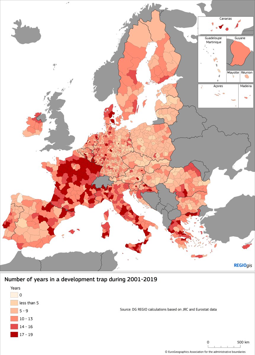 Regions in #development traps—experiencing lengthy periods of low #growth, weak productivity increases & low employment creation—cannot reap the benefits of the Single Market. @EnricoLetta on economic stagnation & the #SingleMarket. consilium.europa.eu/media/ny3j24sm… doi.org/10.1080/001300…