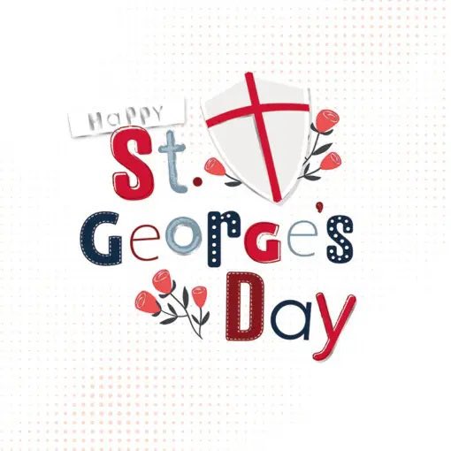 Happy St George’s Day to all my English friends and family 🏴󠁧󠁢󠁥󠁮󠁧󠁿