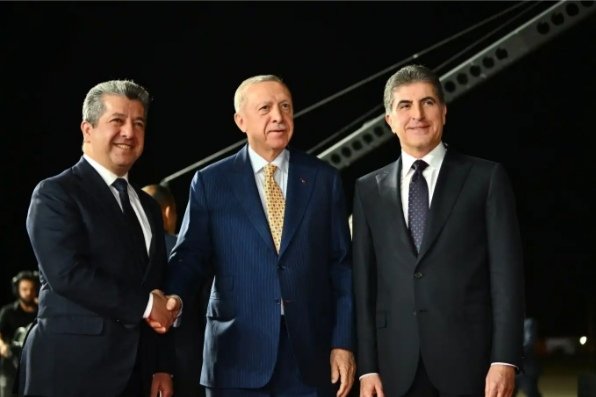 Turkish President Erdogan visits Kurdistan Region huristanbulhaber.com/Detay/Haber/19…