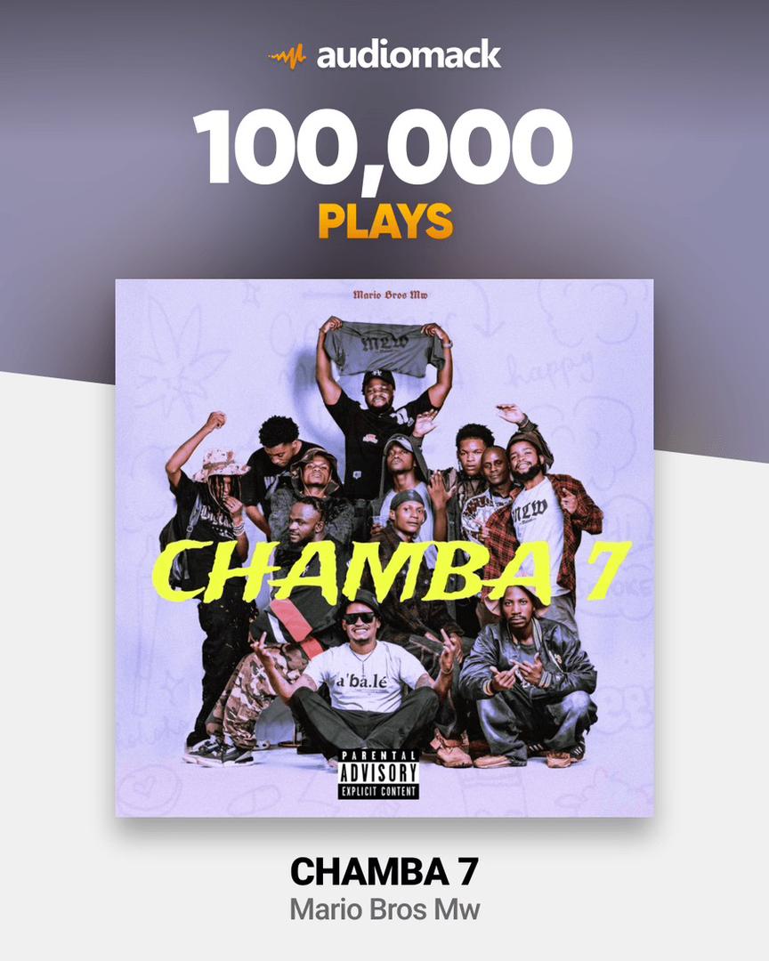 100, 000 plays on Audiomack in 3 days. #chamba7